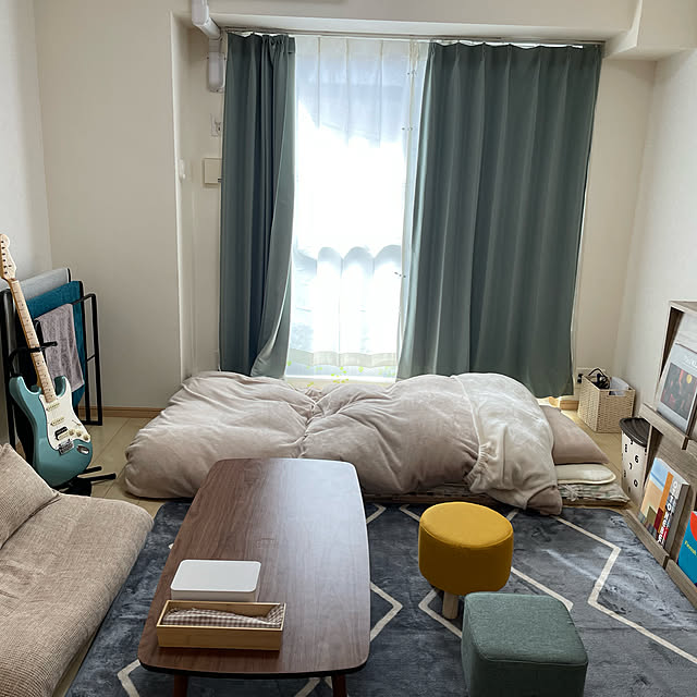 一人暮らし ふとん派のレイアウト・おしゃれなインテリアコーディネートの実例RoomClip ルームクリップ