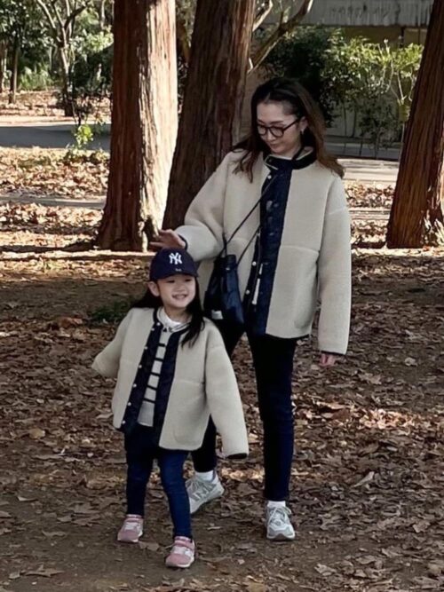 保育園の親子遠足コーデ普通体型アラフォーママの