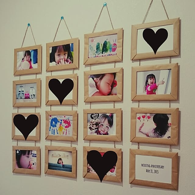 11月の工作 フォトフレーム POU + norali crali