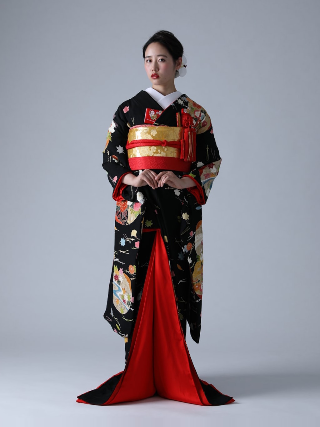 黒引き振袖の花嫁 2023.07.24京都町家寫眞館