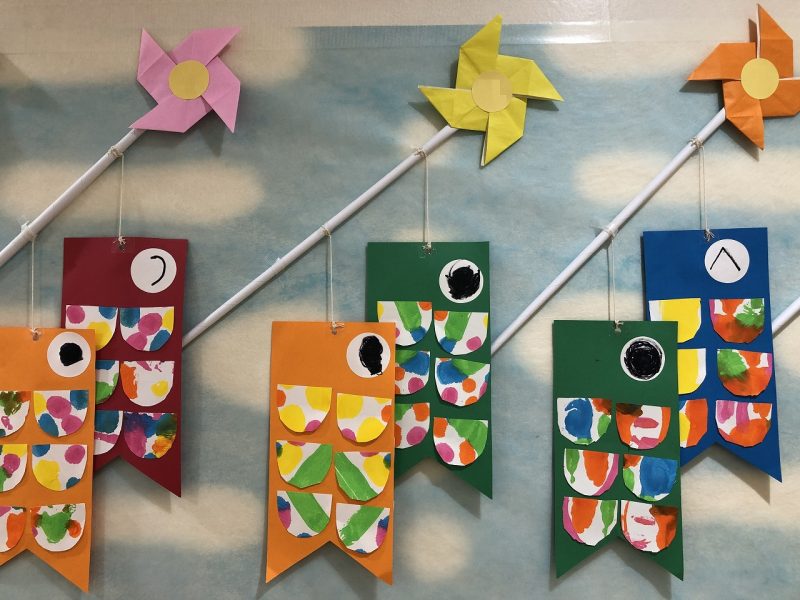 こいのぼり製作をしました。チコナーサリー 保育園＆ネイルサロン