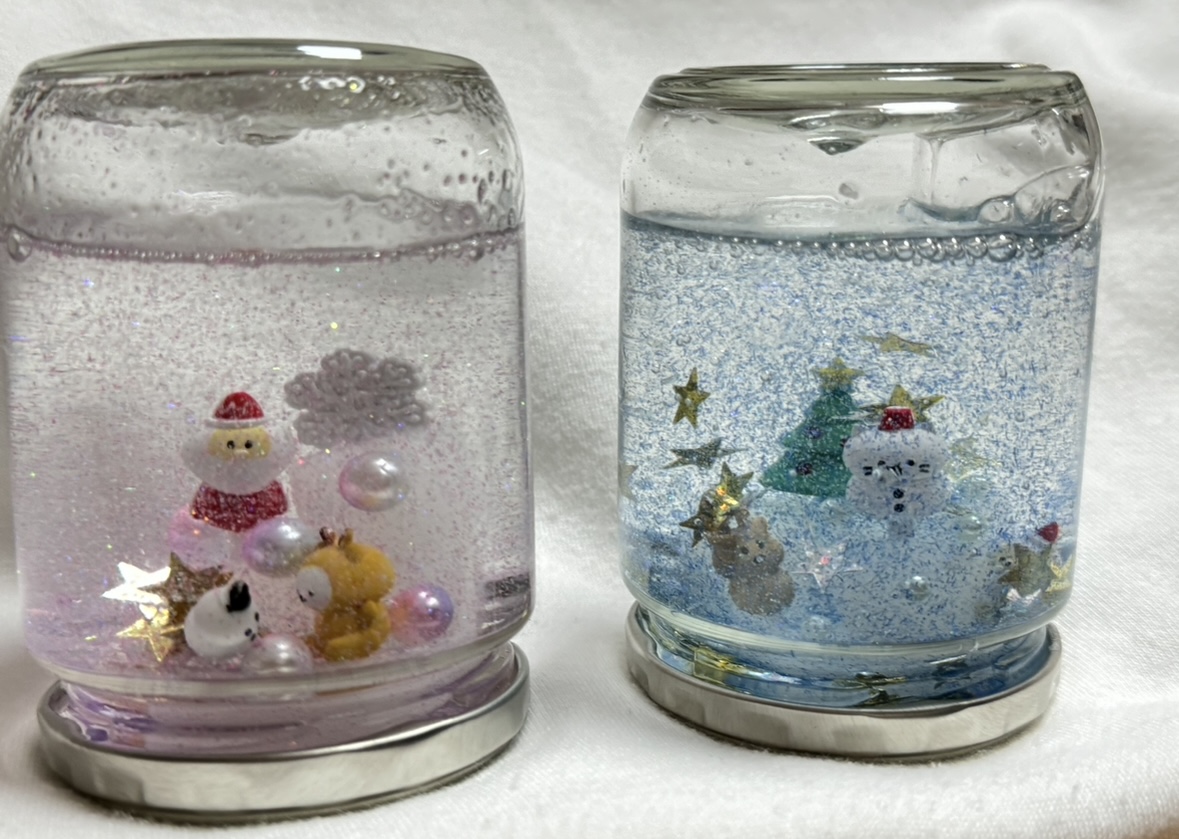 サークル太田っ子 スノードームをつくりました – 太田共同保育園ブログ