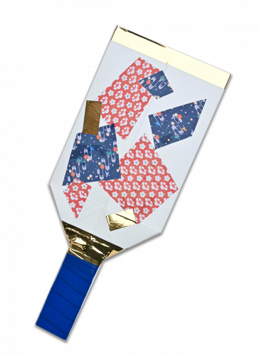 保育園・幼稚園 お正月の室内遊び 手作り羽子板の作り方 羽がくるくる回って打ちやすい お正月遊び 折り紙