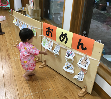 8月 夏祭り 新しいお友達ひなたぼっこ保育園グループ