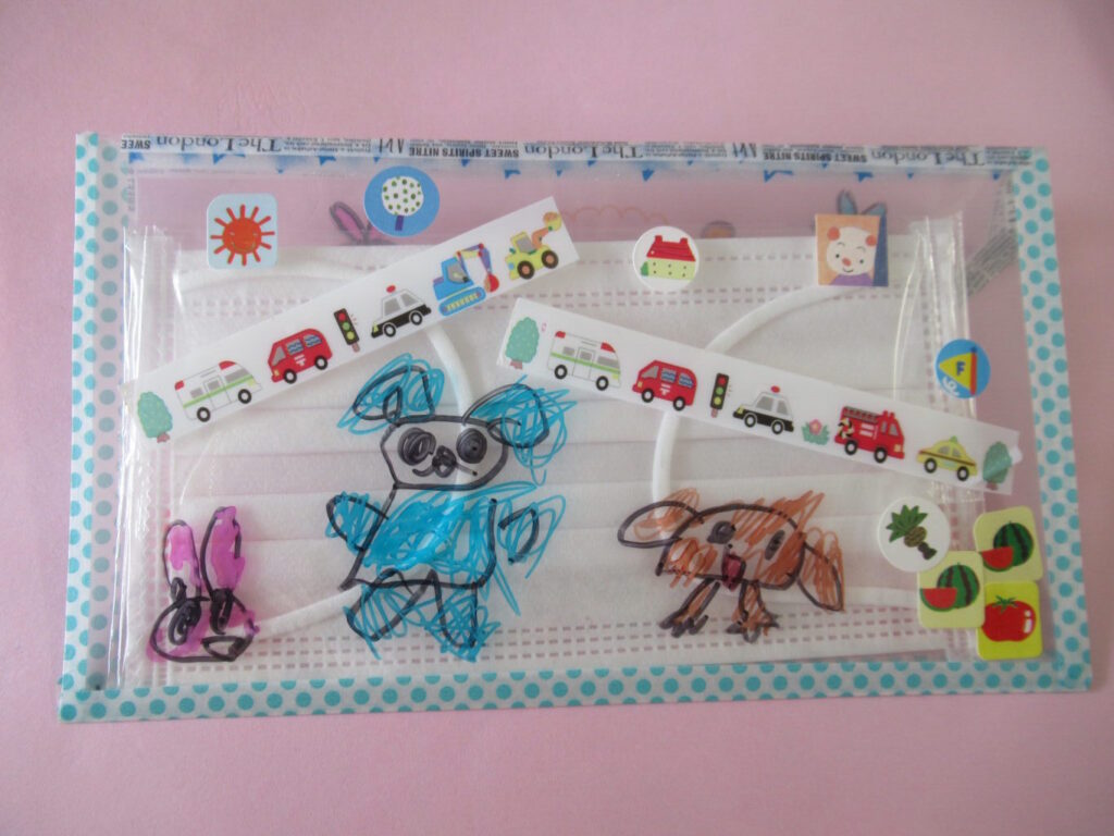 簡単マスクケースの作り方 - ぎんがむちっく 手作り子ども服や可愛い小物たち