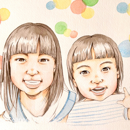 子どもの似顔絵をかくコツ簡単やさしい書き方講座似顔絵グラフィックス
