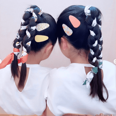 キッズダンス ヘアスタイル ポニーテールTikTok