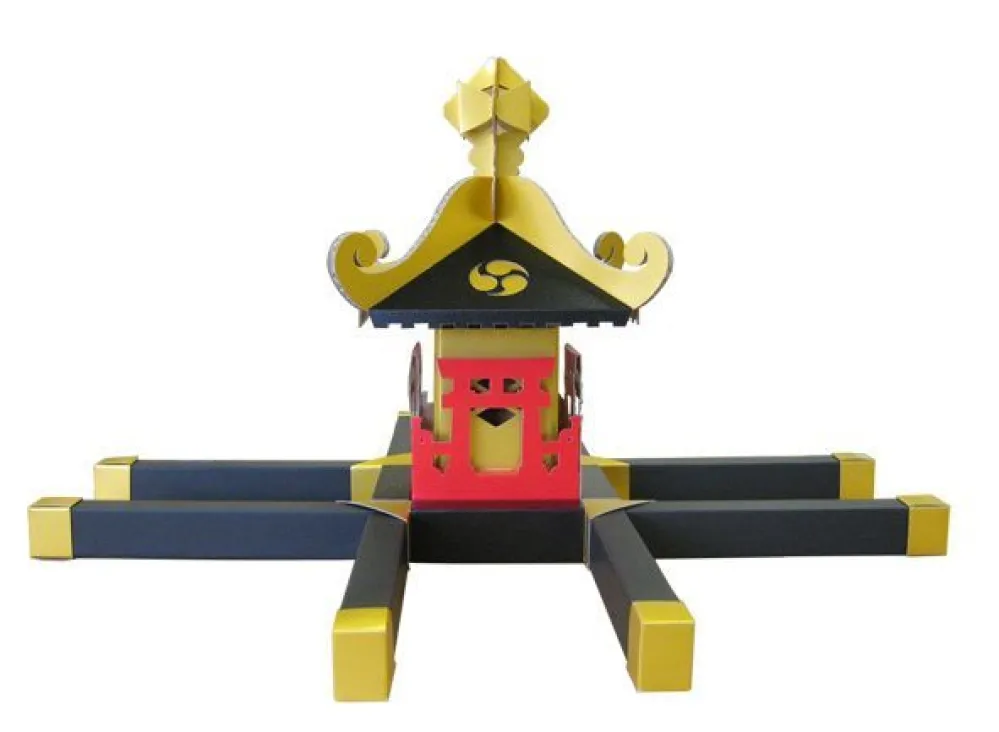 組み立て式 ダンボール神輿作ってみた～♪ ほぼ100均