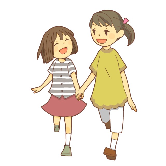 手をつなぐ小学生の写真素材15301793- PIXTA