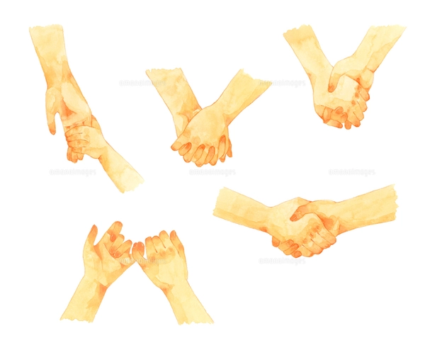 手をつなぐカップル水彩汚れシルエットイラスト画像とPSDフリー素材透過の無料ダウンロード - Pngtree