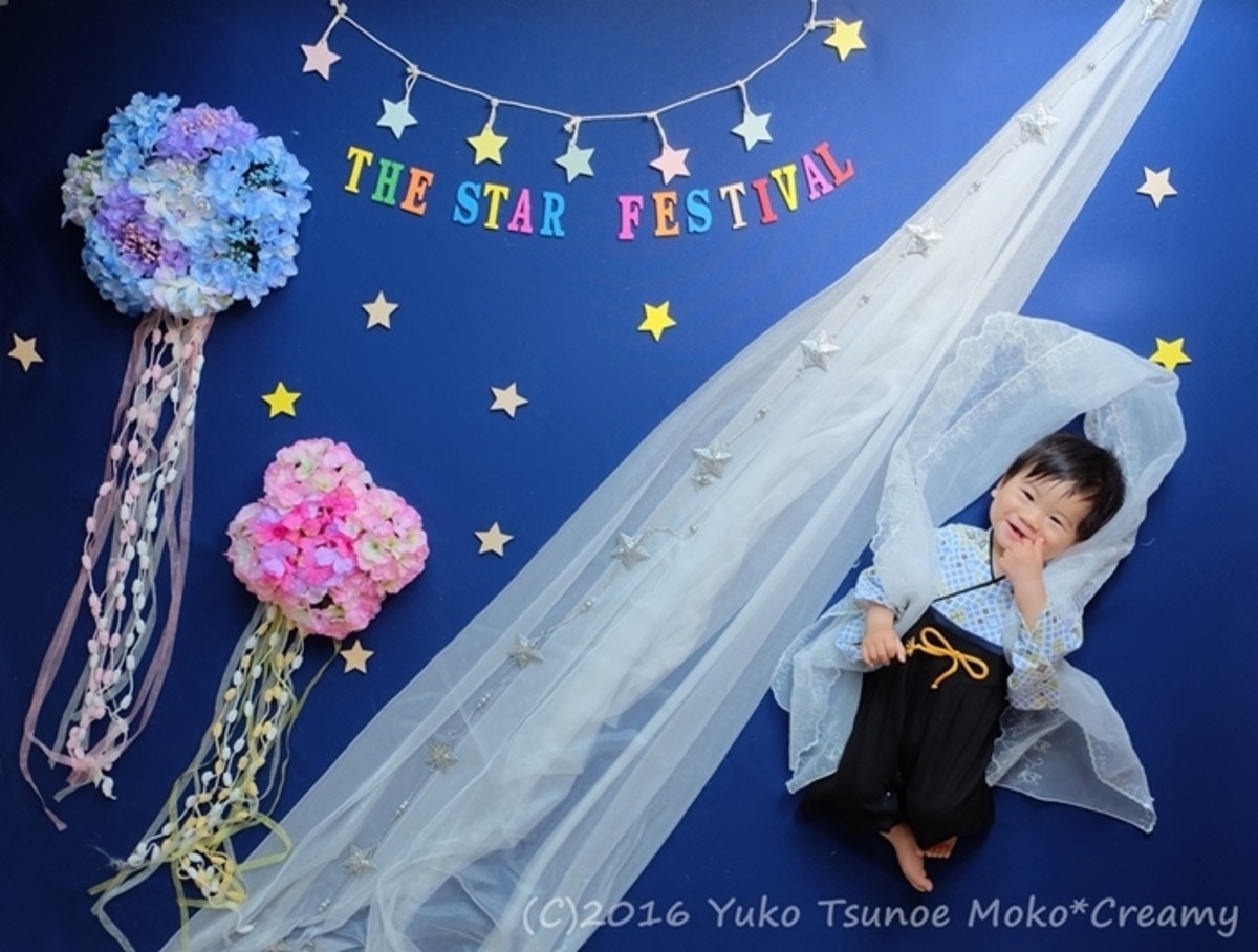 ニューボーンフォト七夕ニューボーンフォト 横浜 神奈川 東京 エリア 赤ちゃん記念撮影LaLagenic Photo