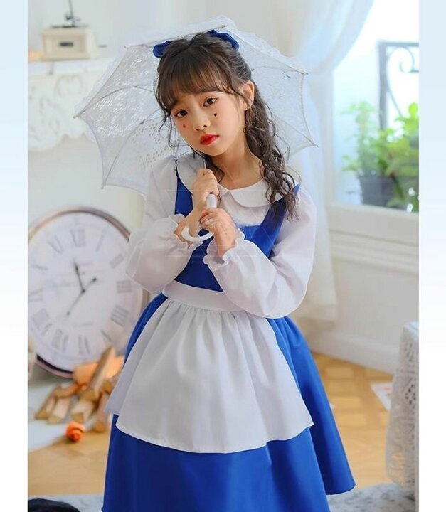ハロウィン コスプレ 衣装 子供 仮装 アリス メイド 女の子 キッズ コスプレ子供 子ども ハロウィンコスチューム ハロウィンコスプレ コスチューム子供用