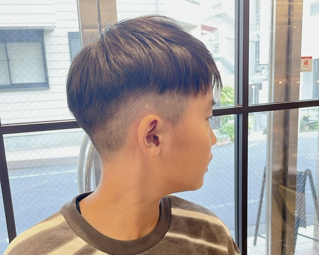 キッズ 一周ツーブロック浜松市中央区の床屋 BARBER'S SHOP HASEGAWA