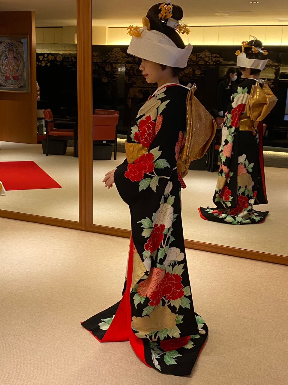 気品溢れる黒引き振袖ブログAuthentique オーセンティック- ウェディングドレスレンタル