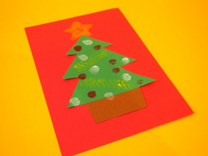 クリスマスツリー 立体 製作キット 卓上飾り 冬 壁面 保育