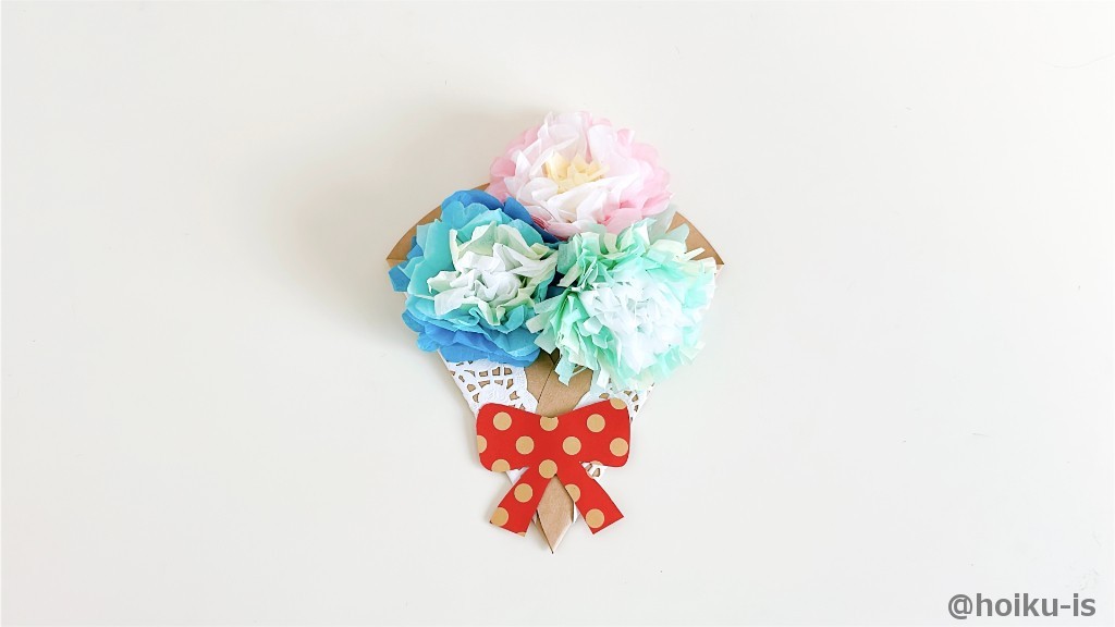 製作 花束 春ひなたぼっこ保育園グループ