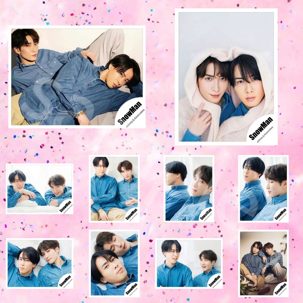 SnowMan 渡辺翔太 宮舘涼太ゆり組切り抜きスノーマン