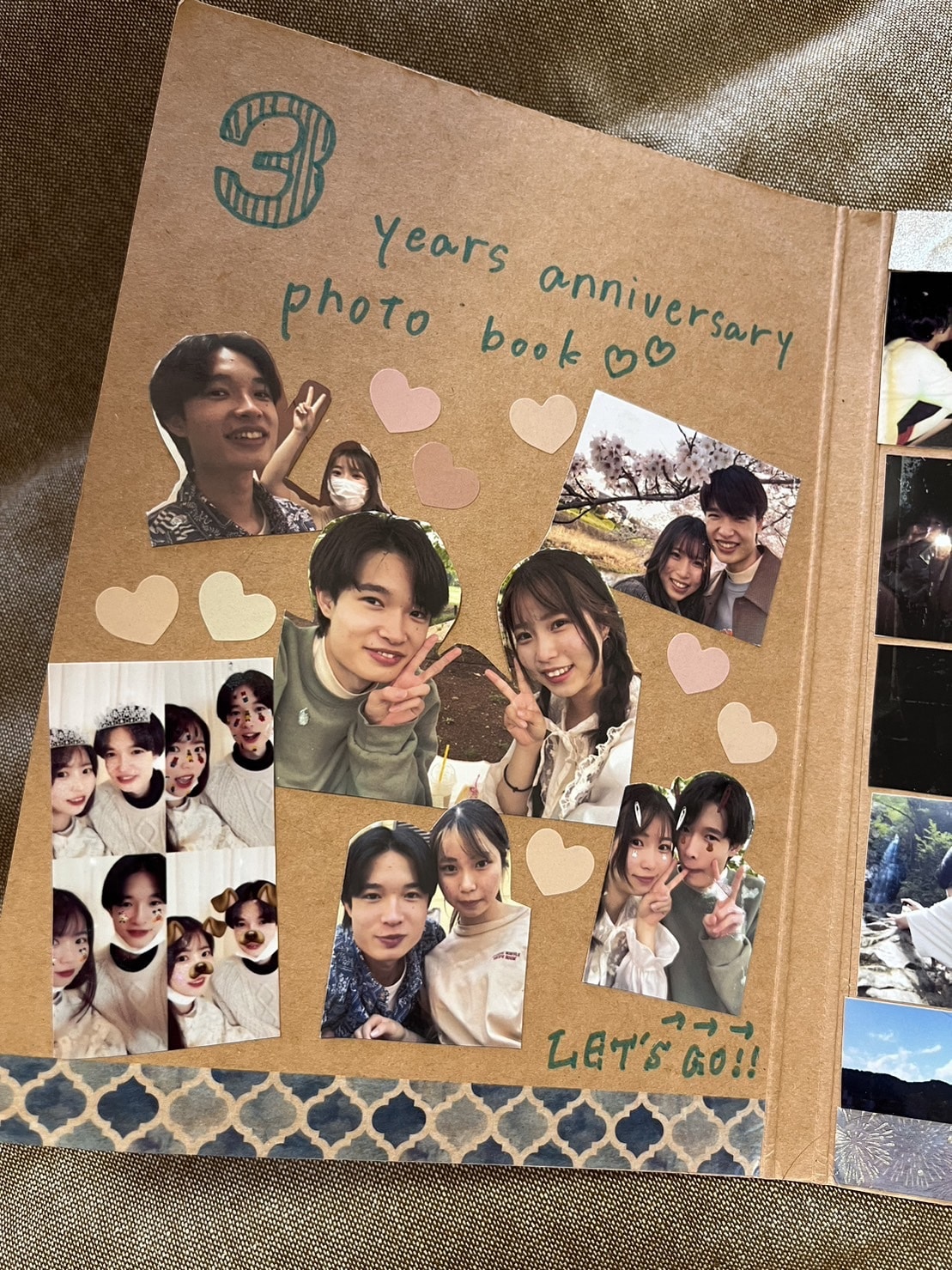 BLOCK ALBUM 4カットフレーム ブロックアルバム 手作り 簡単 推し活 サイズ 小さめ 韓国 彼氏 彼女 誕生日 記念日 プレゼントgha4 blockalbum公式 いろはショップオンライン