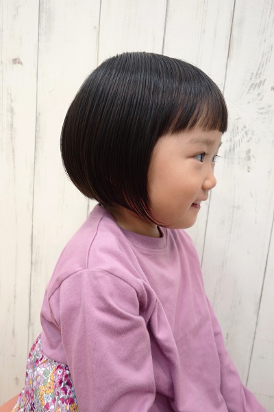 子どもの髪型 ショートボブチョキ友こども専門美容室チョッキンズキッズサロンCHOKKIN'S