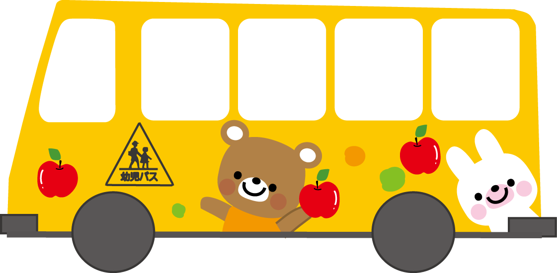 泣きながら幼稚園バスに乗っている幼稚園児のイラスト無料のフリー素材 イラストエイト