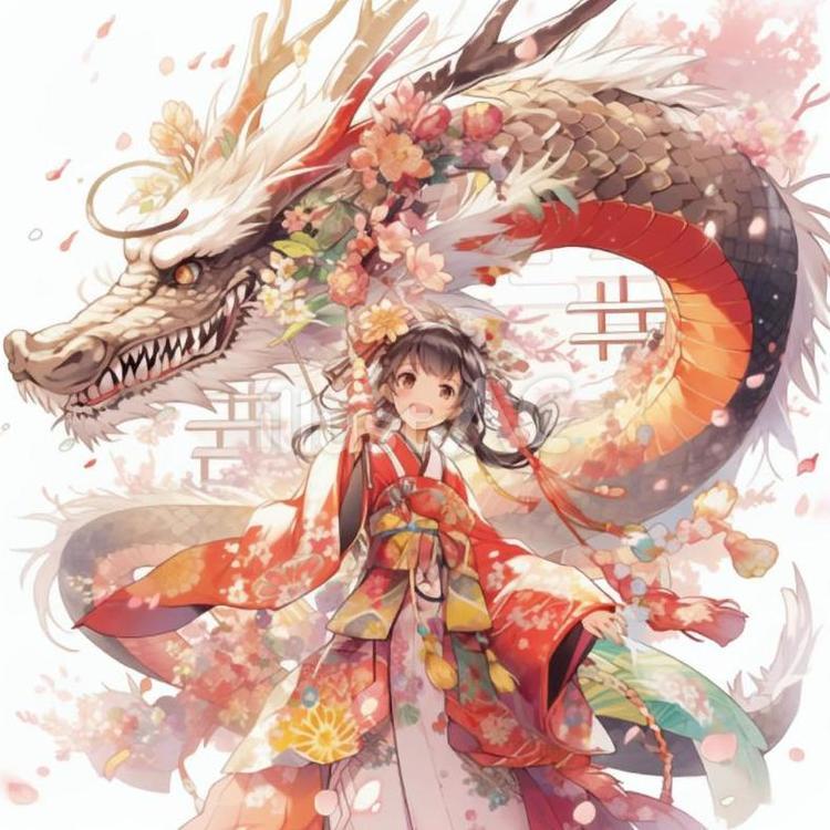 年賀状に龍を描いてみませんか？ -龍の描き方-イラスト制作会社アットのイラストレーターブログ