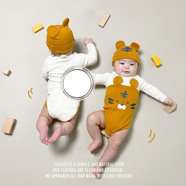 ケチャップ マスタード ロンパース ベビー服 ベビー 仮装 赤ちゃん 男の子 女の子 面白い 衣装 コスプレ 子供服 パジャマ ルームウェア