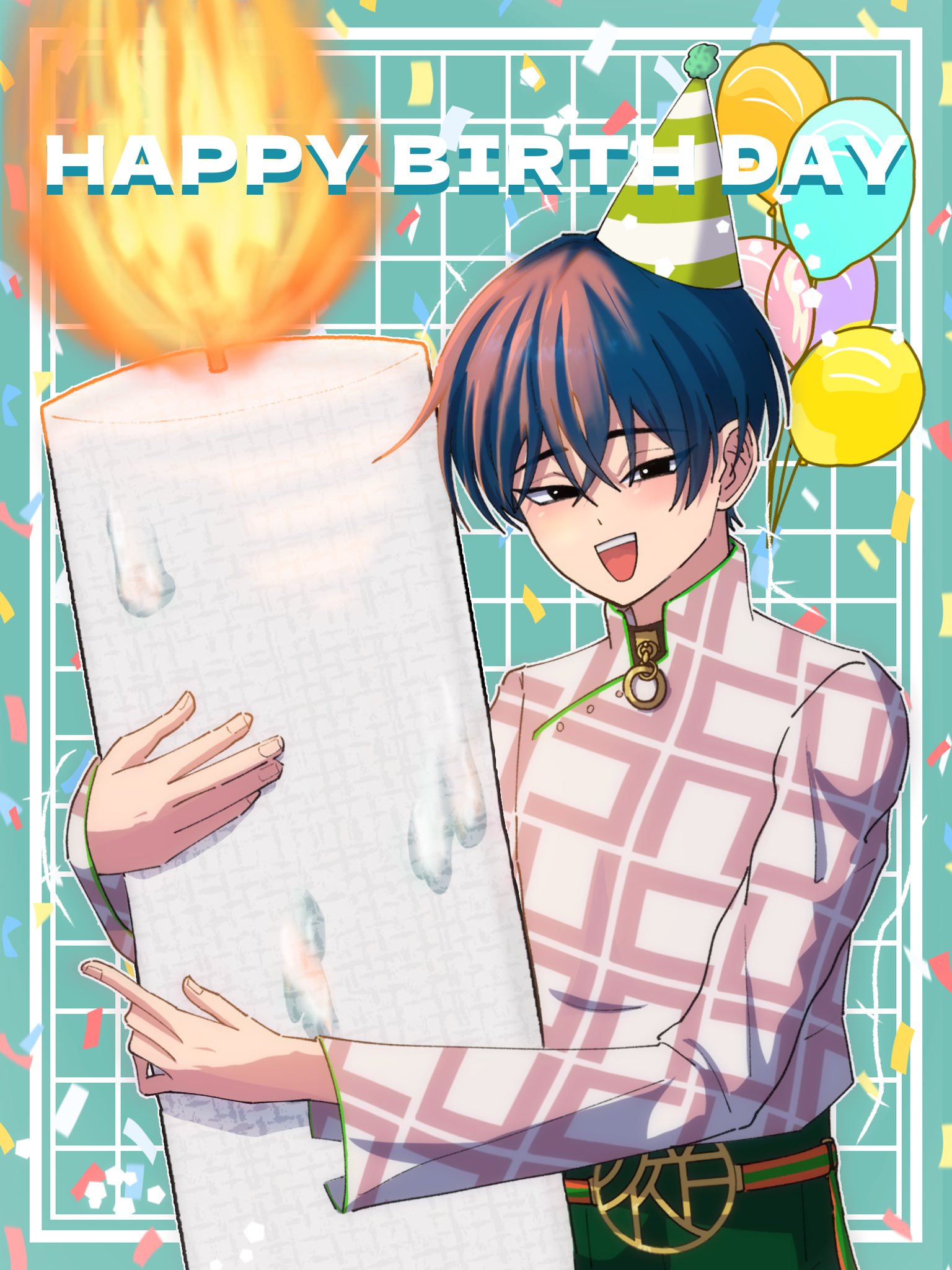 本橋依央利誕生祭2022本橋依央利生誕祭2022カリスマファンアー」9いろのイラスト