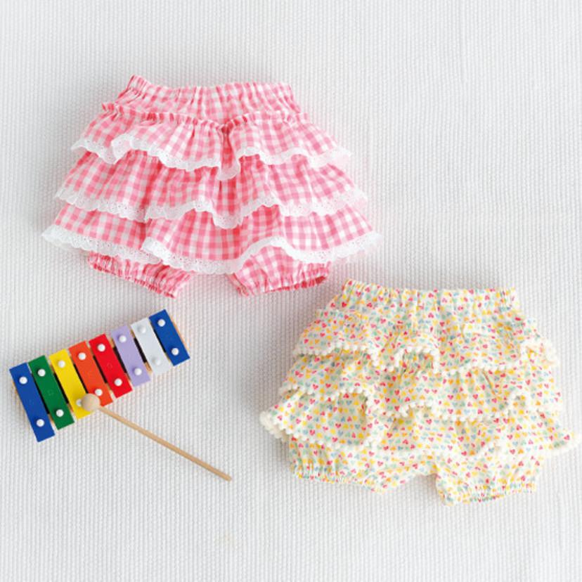 女の子ベビー服 甚平ハンドメイド子どものフリル甚平の作り方①上着編 型紙なし