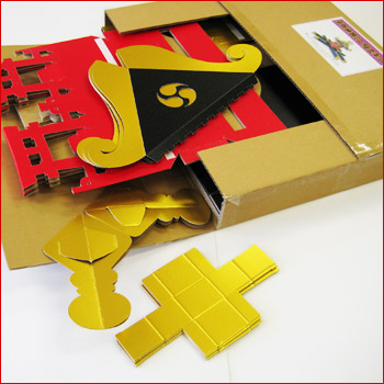 夏祭りや運動会など園の行事に らくらく担げる段ボールみこし幼稚園・保育園の先生が読むパステルIT新聞