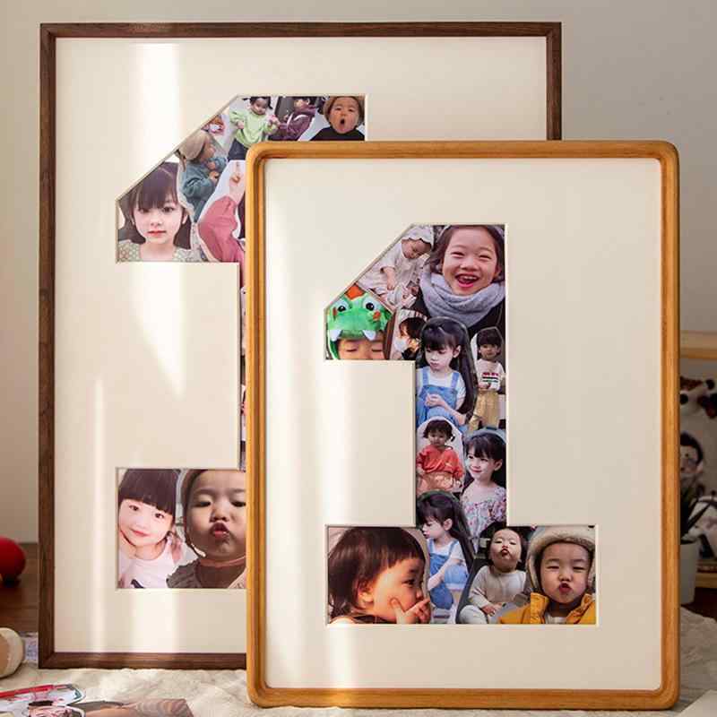 月齢フォト 手形 足形が押せる 写真立て フォトブック 写真飾り フォトフレーム ベビーフォトアイテム 新生児 赤ちゃんの記念撮影に インスタ映え月齢 記念写真 ベビーアート 記念日フォト ブルー ピンク ホワイト ベビーグッズ 出産祝い 誕生日 御祝 送料込