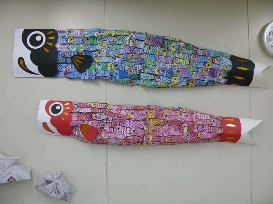 高齢者レク素材 こいのぼり 遊友出版定番塗り絵介護レク広場～レク素材やレクネタ 企画書 の無料ダウンロード