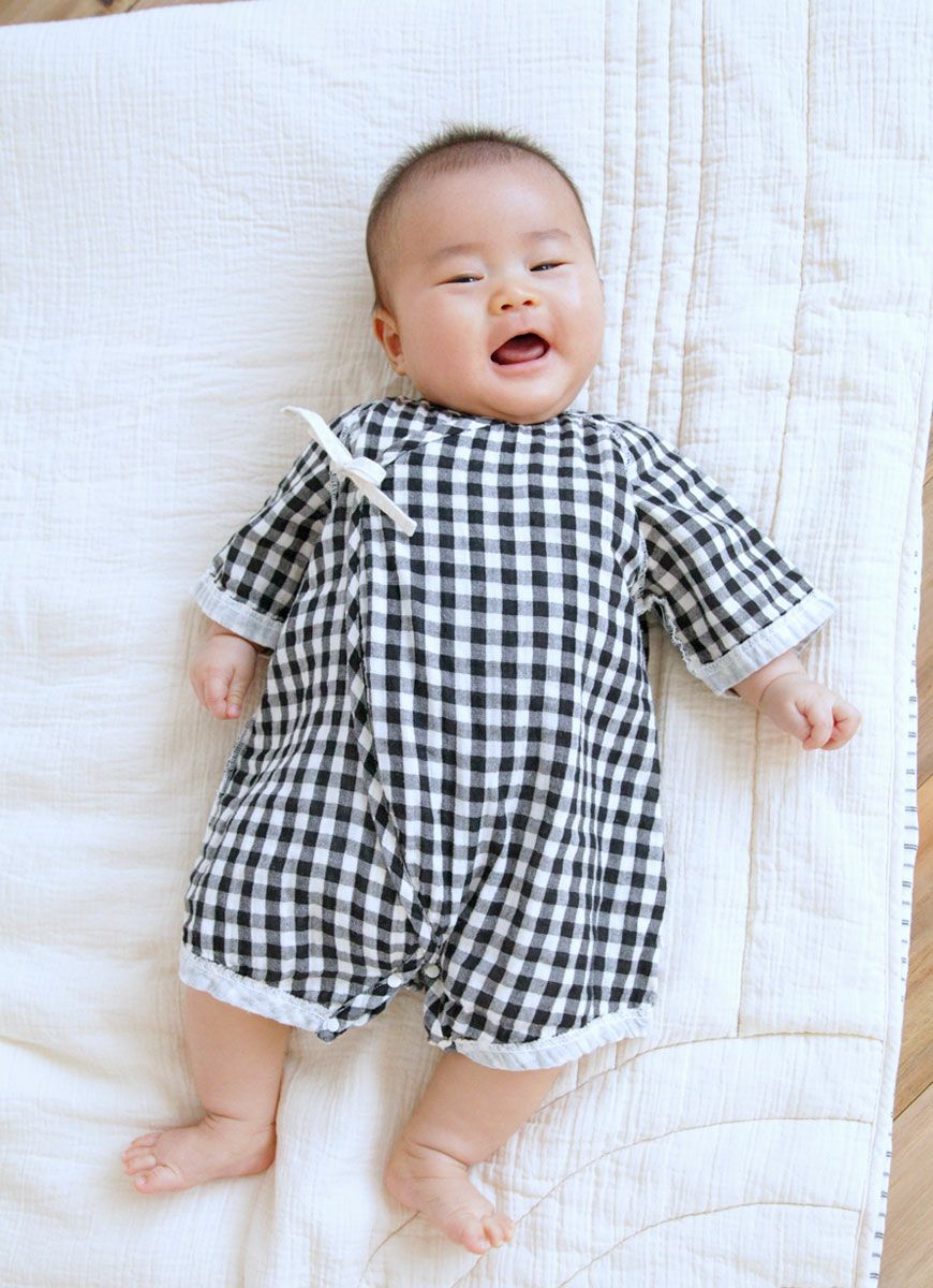 Wガーゼギンガムチェック 柄チュニック 品番:MTIK0010053 こどもの森e-shop コドモノモリイーショップ のキッズファッション通販SHOPLIST ショップリスト