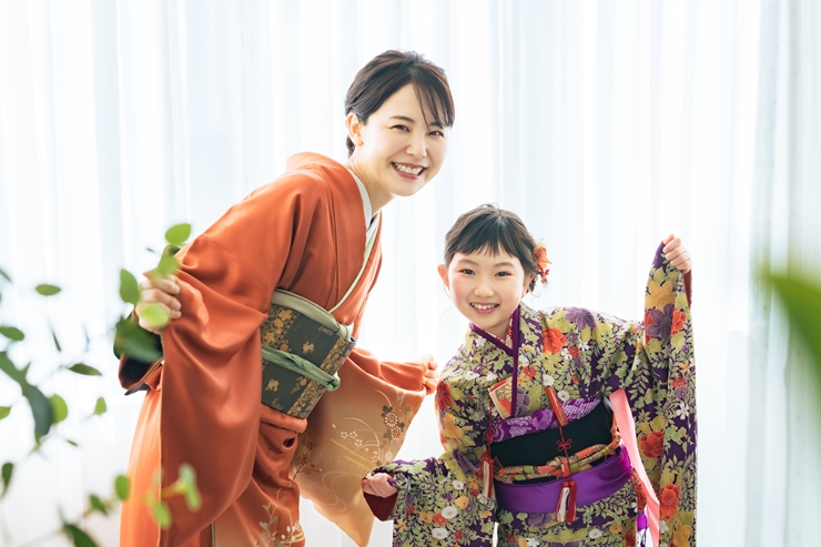 七五三の時に着る母親の着物をご紹介！着物レンタル 梨花和服