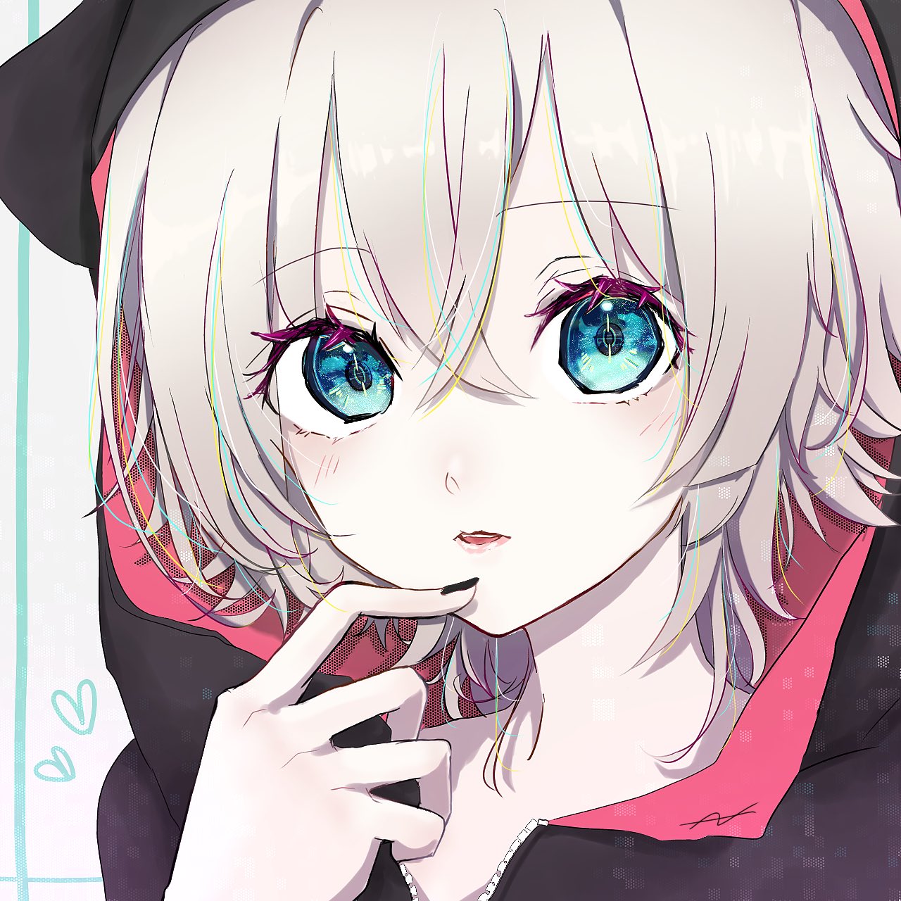 ピースする可愛い女の子 - アイコン TRPG素材 NO90- chicodeza pixiv booth - BOOTH