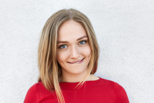 人物 子供 赤ちゃん えくぼのイラスト素材 - PIXTA