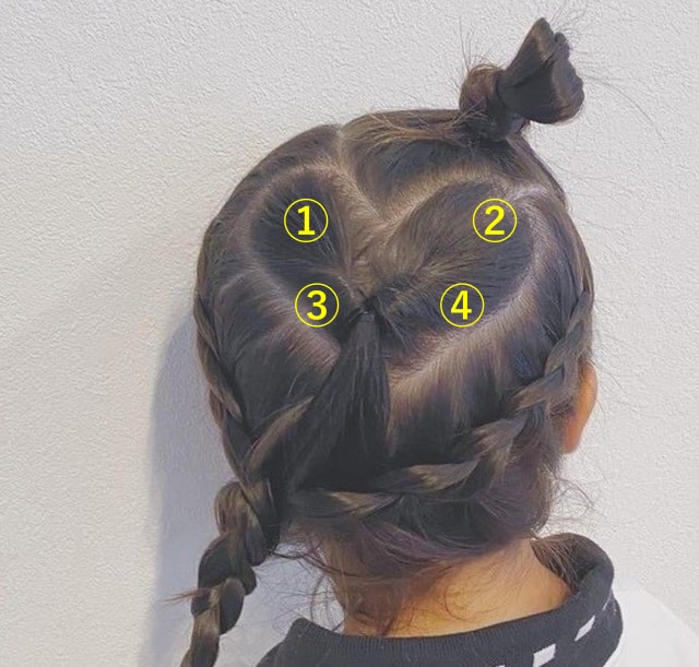 ハートツインテールの作り方🫶, このアレンジが大好きで良くやるのですが, どうやってやるとしっかりハートが立つの⁉️って聞かれて説明するのだけれど,みんな、え⁉️ってなるのね🤣, 何故かと思っていたら💧, みんなとアレンジのやり方が違う事に気付きました😅, どおりで伝わらない訳だ💦,元ネタはゆんゆん @ymbook です✨, しっかり見たはずなのに、私の脳内変換が勝手にされていた模様😂,