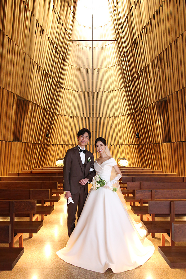 グランドハイアットでご結婚式！新郎タキシードのオーダーはショールカラーブラック - 東京・表参道のBOTTONE