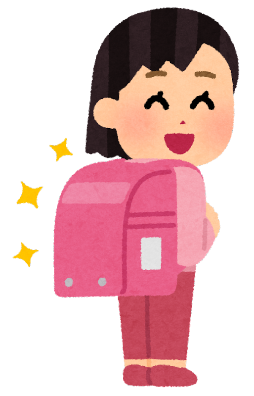 アニメ可愛い小学生女子イラスト・フリー素材なら「シンテリ」