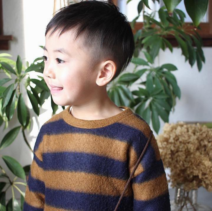 こどもの髪型 アシメソフトモヒカンチョキ友こども専門美容室チョッキンズキッズサロンCHOKKIN'S