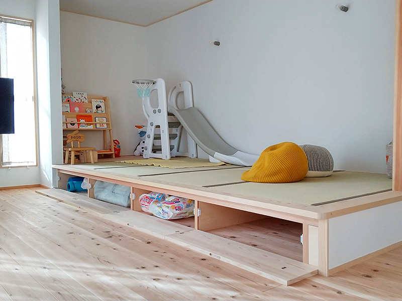 キッズスペース 畳コーナーのおしゃれなインテリアコーディネート・レイアウトの実例RoomClip ルームクリップ