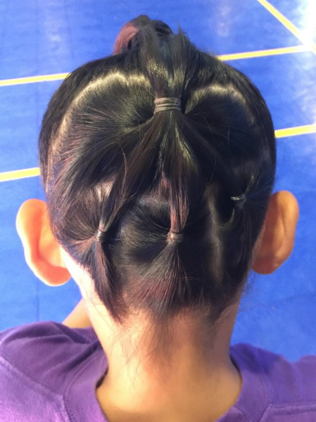 ☆チアのこだわりヘアアレンジ☆Cheerkids hair①『ポニーテール基本』編チアらんど