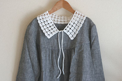 印刷編み図 ベストみたいでつけ襟のようなプルオーバー knitting p.7 - 編み物作家１１２minne byGMOペパボ国内最大級のハンドメイド・手作り通販サイト