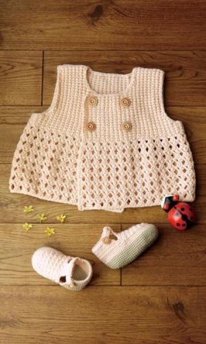 ハマナカ ベビー 編み物 キット 袖つきモチーフベビーワンピ 編み図付き かぎ針編み 手作りキット : 手芸の山久ヤフー店 - 通販 -Yahoo!ショッピング