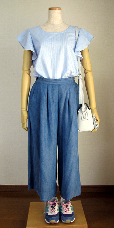 子供服 チュニック 子供服ハンドメイド フリル袖のチュニック - ハンドメイド洋裁ブログ yanのて