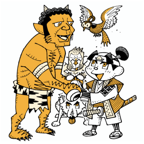 桃太郎のストーリーの登場人物を穴埋めするとキャラに応じた分岐EDを楽しめる『みんなの昔話』が楽しい - Togetter