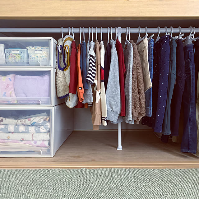 服やおもちゃが使いやすい子供部屋＆機能的な押入れ収納をチェック！片付け上手のルームツアーワーキングマザー的 整理収納 ＆ 北欧インテリア