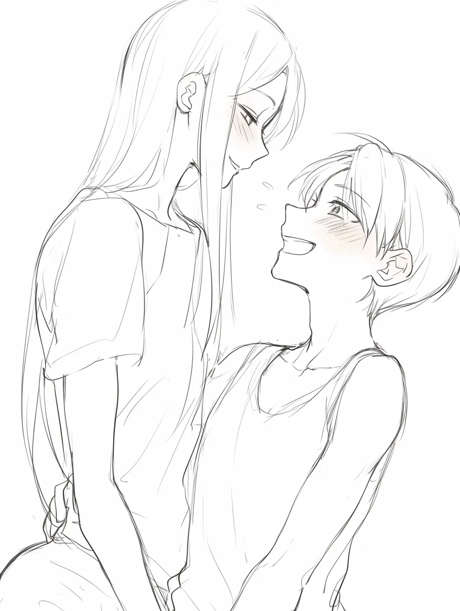 こういうトレス素材を使って描いたイラストをネットに投稿するのっ- Yahoo!知恵袋