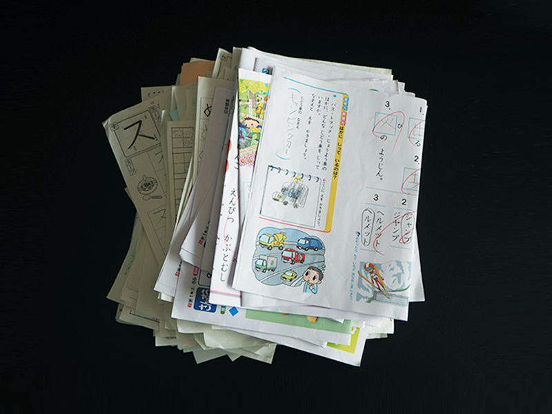 無印良品のファイルで学校のプリント整理