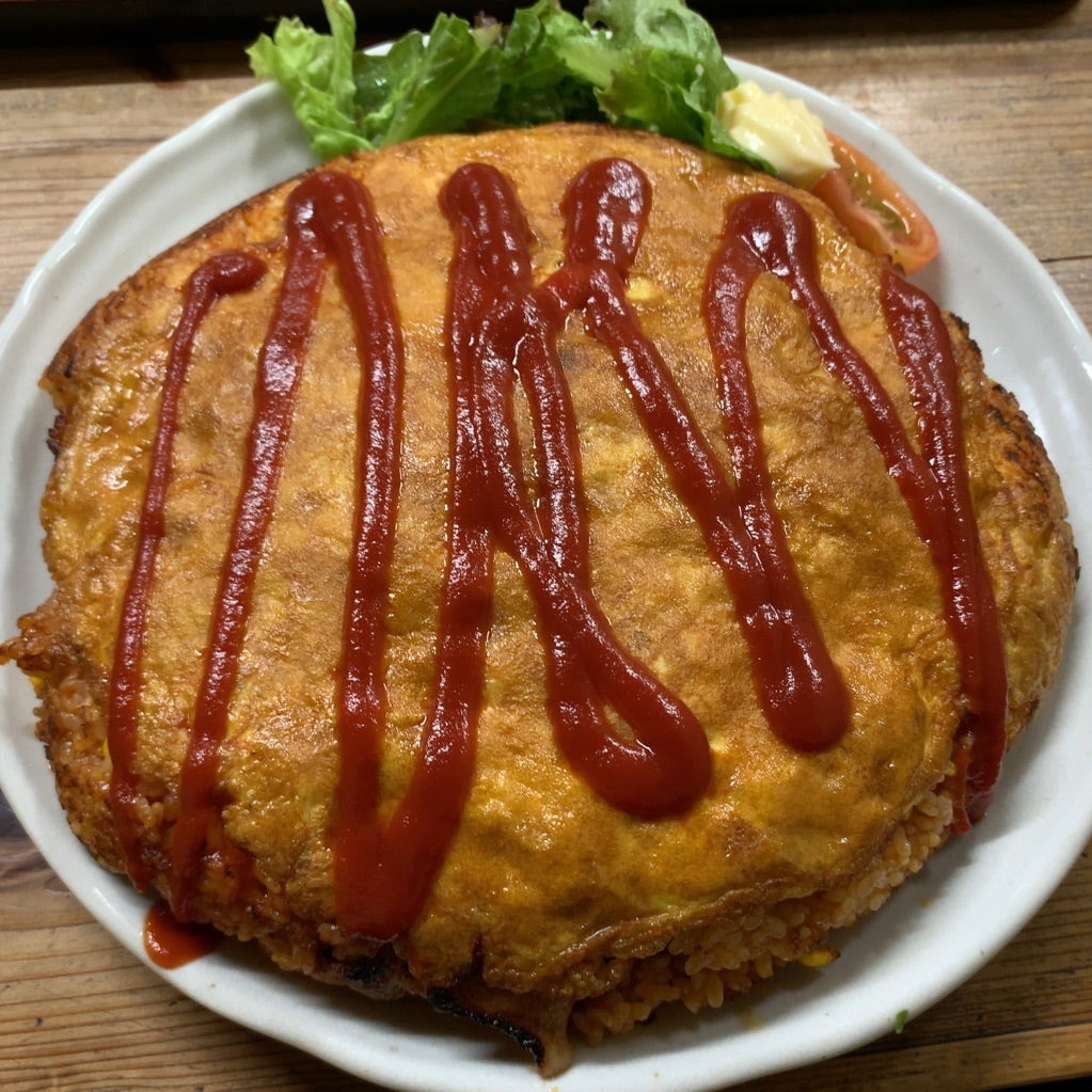 大衆料理たんぽぽ【栃木県小山市犬塚】デカ盛り！ジャンボオムライス｜茨城の食堂ブログ