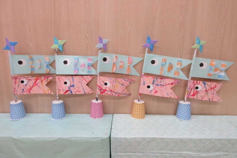 こぐま保育園 こいのぼり製作こぐま保育園